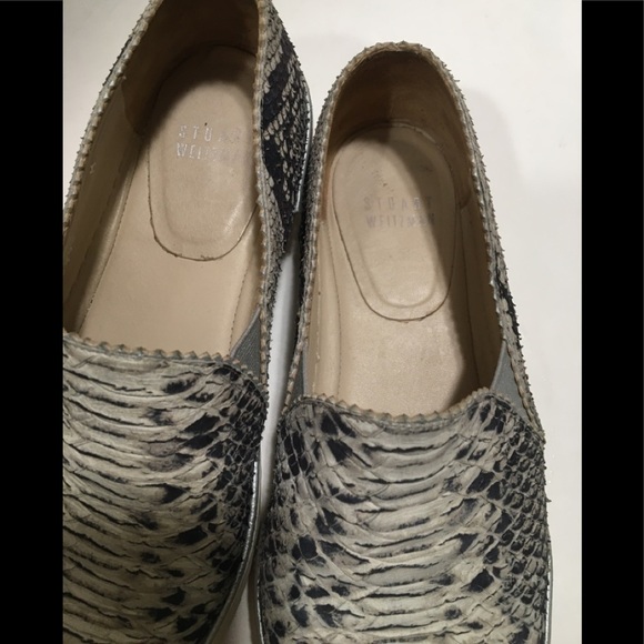 Stuart Weitzman Nugget Snake-Print Slip-On Sneaker - Picture 12 of 16